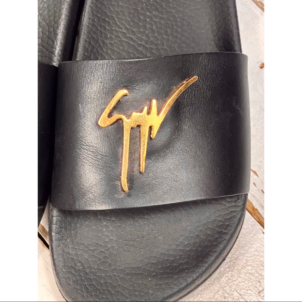 Giuseppe Zanotti Laburella Logo Slide Sandals - Picture 7 of 10